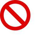 Icono cursor: not-allowed