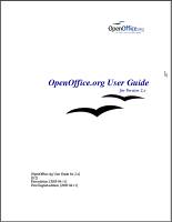 OpenOffice.org 2.x User Guide - 200704