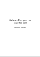 Richard Stallman - Software libre para una sociedad libre - 200411