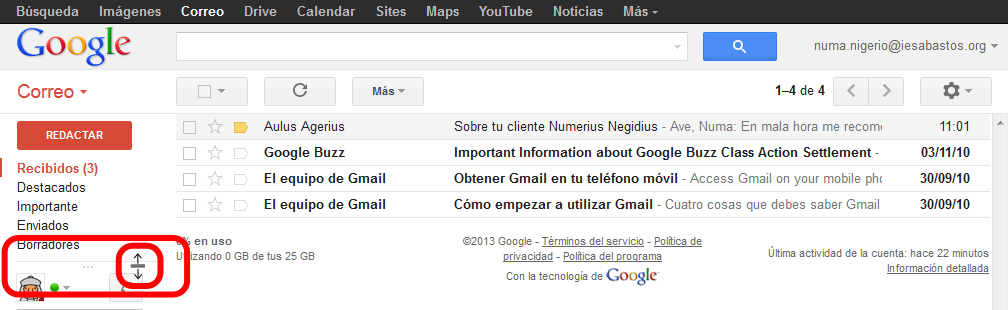 Gmail. Crear etiquetas