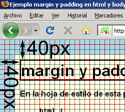 margin y padding en html y body