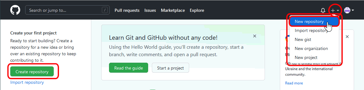 GitHub - Crear repositorio