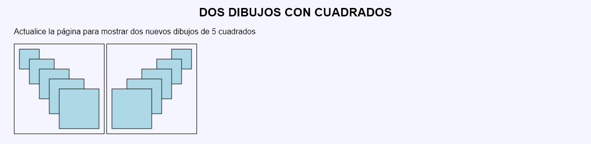 Dibujos con cuadrados