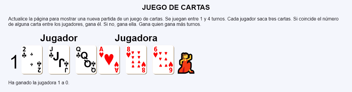 Juego de cartas 1