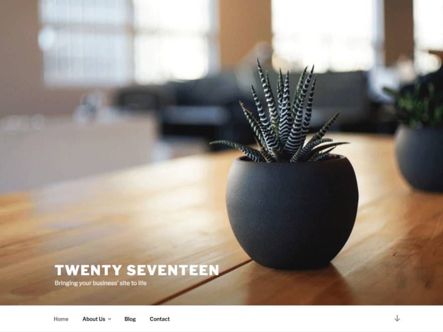 WordPress. Tema Twenty Seventeen