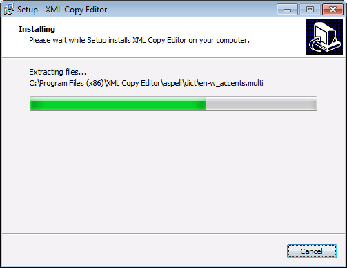 Instalación de XML Copy Editor - 7